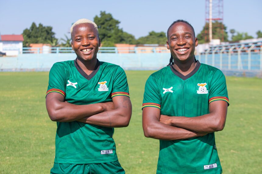 Racheal Kundananji and Barbra Banda. (Photo via FAZ media)