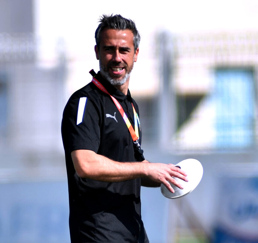 Morocco Women's National Team coach, Jorge Vilda. (Photo via FB/Équipe du Maroc)