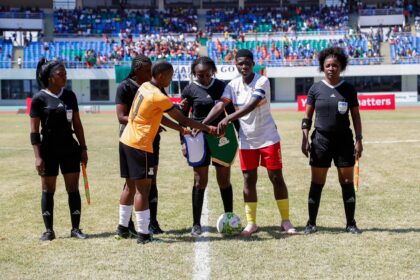 Zambia defeated Uganda 2-0 in the first leg of the 2024 FIFA U-17 Women's World Cup qualifiers. (Photo via FAZ media)