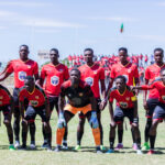 FC MUZA team during their ABSA Cup semifinal against against Kabwe Warriors last Saturday in Kitwe. (Photo via FAZ media)