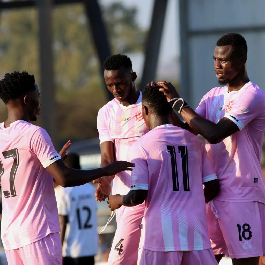 FCB Nyasa Big Bullets players during a league match. (Photo via FB/FCB Nyasa Big Bullets)