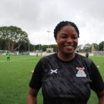 Kape Saili during her tenure as Zambia under-20 women national team assistant coach. (Photo via FAZ media)