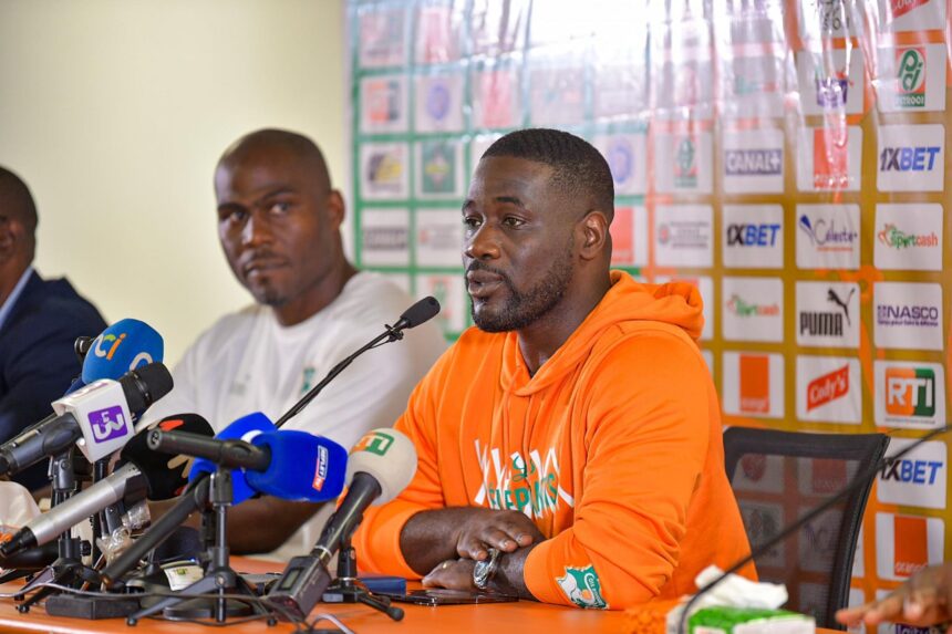 Ivory Coast head coach Emerse Fae