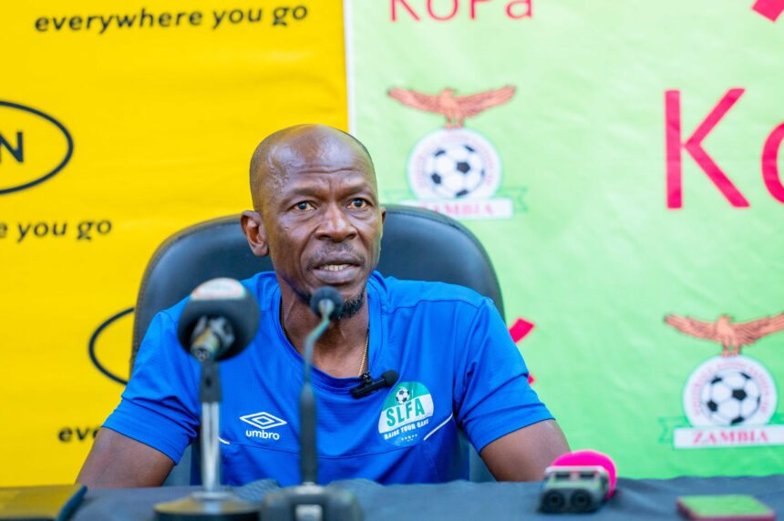 Sierra Leone head coach Amidu Karim. (Photo via FAZ media)