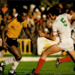 Zambia's Godfrey Ucar Chitalu in action.