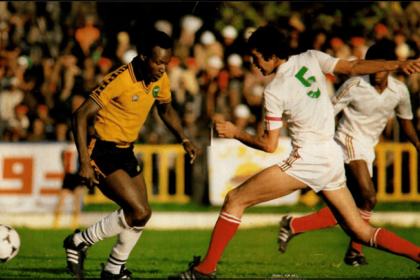 Zambia's Godfrey Ucar Chitalu in action.