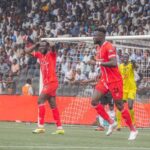 Red Arrows striker, Ricky Banda dejected after missing an opportunity in the CAF Champions League second preliminary round aagainst TP Mazembe in Lumbumbashi on September 21, 2024. (Photo via Red Arrows FC media)