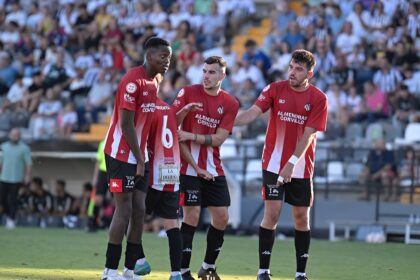 Mwanza with his teammates during a league match. (Photo/courtesy)