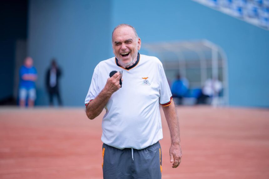 Zambia National Team coach Avram Grant. (Photo via FAZ media)