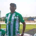 Tenant Chilumba after being unveiled as Mufulira Wanderers FC's new head coach at Shinde stadium on October 16, 2024 in Mufulira. (Photo via Mufulira Wanderers FC media)