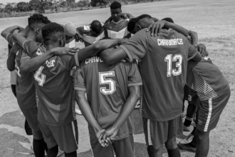 Chavuma Town Council FC players. (Photo/courtesy)