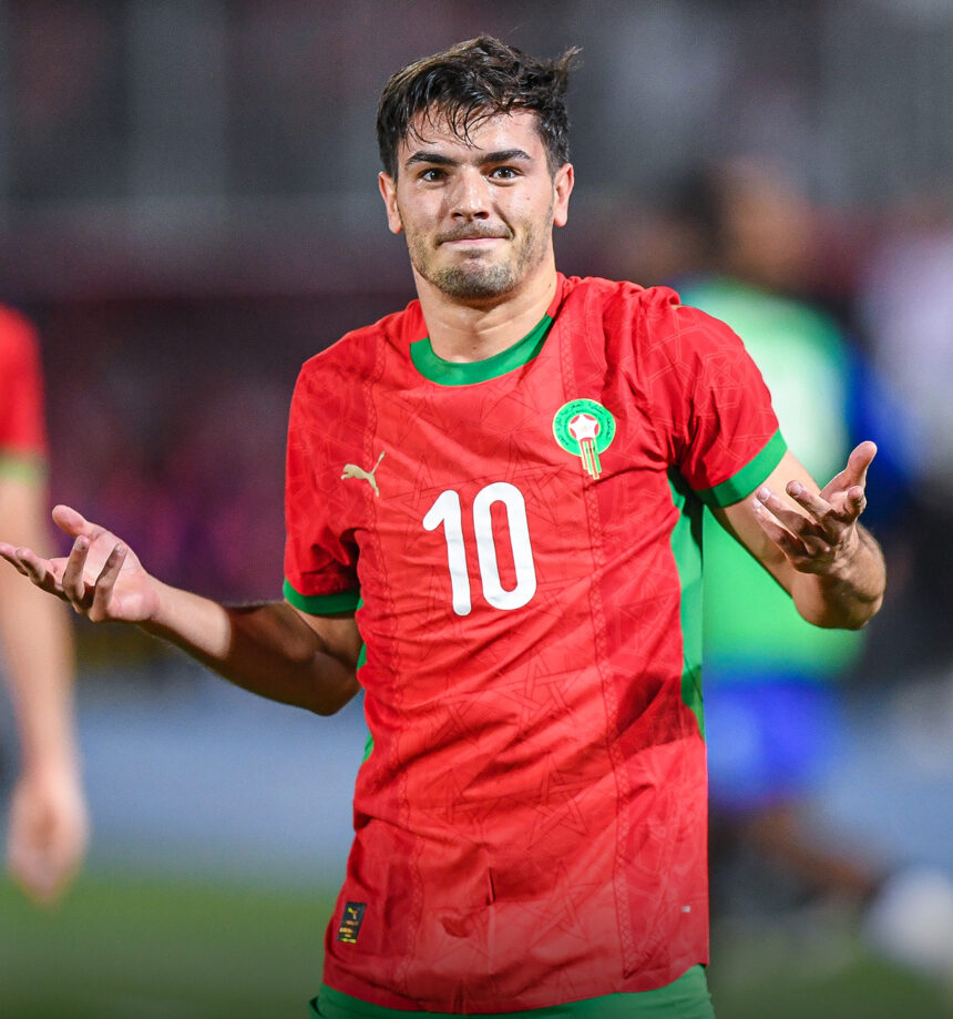 Morocco's Brahim Díaz. (Photo via Équipe du Maroc)