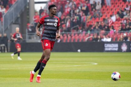 Toronto, Canada. 09th May, 2023. Aimé Mabika #6 in action during the Canadian Championship game between Toronto FC and CF Montreal. The game ended 1-2 for CF Montreal. (Photo Credit: SOPA Images Limited/Alamy Live News)