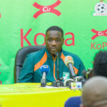 Ivory Coast head coach Emerse Faé during the 2025 AFCON qualifier pre-match press conference for the mathc between Zambia and Ivory Coast at the Levy Mwanawansa stadium in Ndola on November 14, 2024. (Photo by Mukange Chisala via BolaNew Gallery)