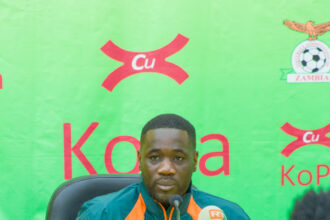 Ivory Coast head coach Emerse Faé during the 2025 AFCON qualifier pre-match press conference for the mathc between Zambia and Ivory Coast at the Levy Mwanawansa stadium in Ndola on November 14, 2024. (Photo by Mukange Chisala via BolaNew Gallery)