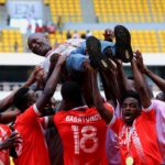 Pasuwa and Bullets players after winning the 2024 Airtel Top 8. (Photo via FB/FCB Nyasa Big Bullets)