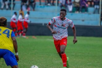 Zephaniah Phiri. (Photo via Red Arrows FC media)