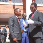 Keith Mweemba and President Hakainde Hichilema. (Photo/courtesy)