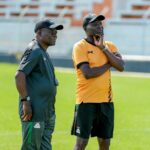 Beston Chambeshi and Wedson Nyirenda. (Photo via FAZ media)