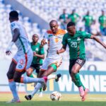 Patson Daka in actions against Niger on October 12, 2025 during the 2026 FIFA World Cup qualifiers at the Levy Mwanawansa stadium. (Photo via FAZ media)