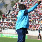 Mgangira reaction during the match. (Photo by Bobby Kabango)