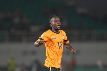 SAN-PEDRO, IVORY COAST - JANUARY 24: Clatous Chama of Zambia looks on during the TotalEnergies CAF Africa Cup of Nations group stage match between Zambia and Morocco at Stade de San Pedro on January 24, 2024 in San-Pedro, Ivory Coast. (Photo by Ulrik Pedersen/DeFodi Images via Getty Images)