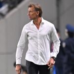SAITAMA, JAPAN - MARCH 25: Head coach Herve Renard of Saudi Arabia is seen during the FIFA World Cup qualifier Asian third round Group C match between Japan and Saudi Arabia at Saitama Stadium on March 25, 2025 in Saitama, Japan. (Photo by Kenta Harada/Getty Images)