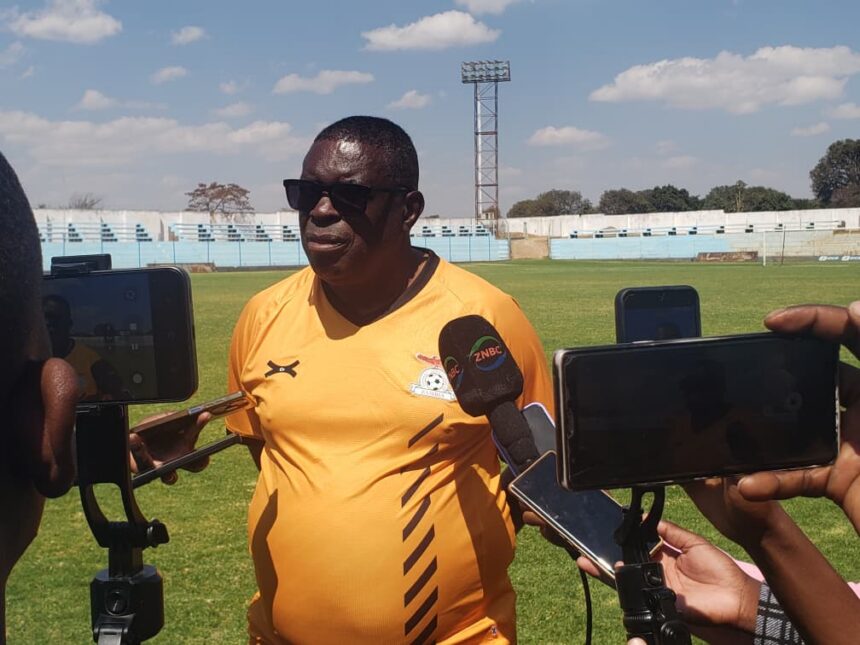 George Lwandamina at Nkoloma stadium in Lusaka. (Picture by Lucky Chama)