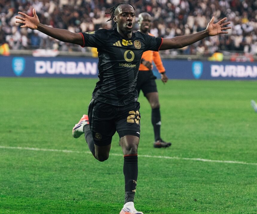 Gamphani Lungu. (Photo via Orlando Pirates media)