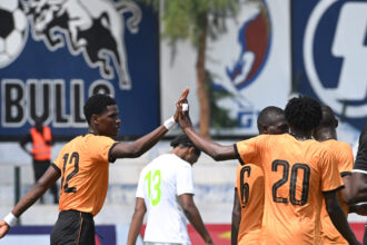 Kayla Chinunda of Zambia celebrates goal during 2026 COSAFA U20 Youth Championship CAF Qualifier Match between Zambia and Comoros at ABB Stadium in Maputo on 21 September 2026 ©Sydney Mahlangu/BackpagePix