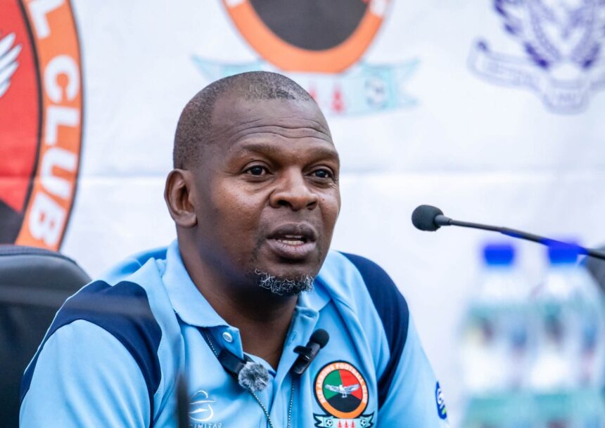 Red Arrows FC head coach Chisi Mbewe. (Photo by FAZ media)