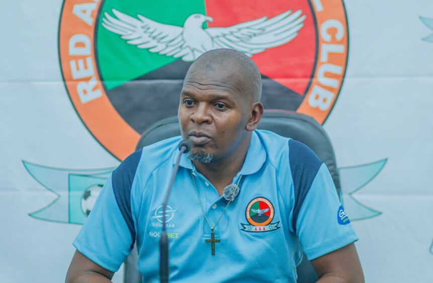Chisi Mbewe. (Photo via Red Arrows FC media)