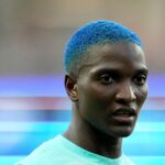 PORTLAND, OREGON - AUGUST 23: Temwa Chawinga #6 of Kansas City Current looks on during the NWSL match between Portland Thorns and Kansas City Current at Providence Park on August 23, 2025 in Portland, Oregon. (Photo by Soobum Im/NWSL via Getty Images)